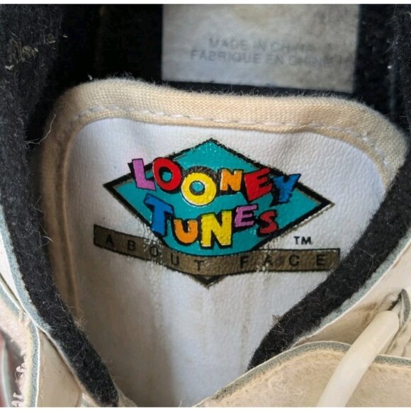 Vintage 90s Looney Tunes Taz Kids Shoes-Size 8-Child's Sneakers Toddler Runners - Picture 14 of 16